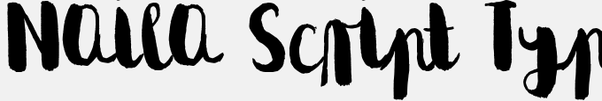 Naila Script Typeface